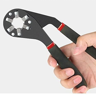 SEASPIRIT 6 INCH ADJUSTABLE WRENCH Bionic Pier Spanner Repair Hand Tool (6 Inches) Single Sided Socket Wrench(Pack of 1)