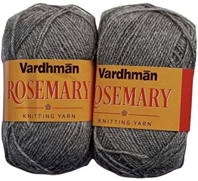 JEFFY Vardhman Rosemary Wool Hand Knitting/Art Craft Soft Yarn, 400 Gram Shade no-35