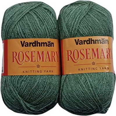 JEFFY Vardhman Rosemary Wool Hand Knitting/Art Craft Soft Yarn, 400 Gram Shade no-54