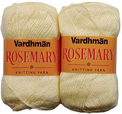 JEFFY Rosemary Wool Hand Knitting/Art Craft Soft Yarn, 400 Gram