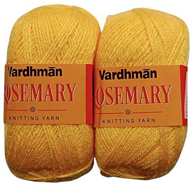 JEFFY Vardhman Rosemary Wool Hand Knitting/Art Craft Soft Yarn, 300 Gram Shade no-3