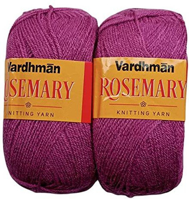 JEFFY Vardhman Rosemary Wool Hand Knitting/Art Craft Soft Yarn, 300 Gram Shade no-8