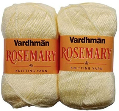 JEFFY Vardhman Rosemary Wool Hand Knitting/Art Craft Soft Yarn, 200 Gram Shade no-13