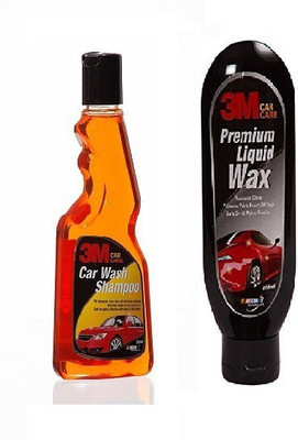 3M Car Shampoo 250 ml + Premium Liquid 200 ml Combo