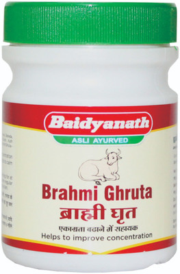 Baidyanath Brahmi Ghruta | Helps to Improve Memory & Concentration | 100 gm(100 g)