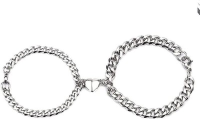 ringzinnie Stainless Steel Bracelet Set(Pack of 2)