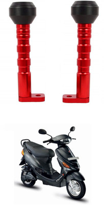 PRTEK CNC Aluminum Front Wheel Frame Crush Sliders Motorbike Falling Protection A636 Bike Crash Guard(Hero, Universal For Bike)