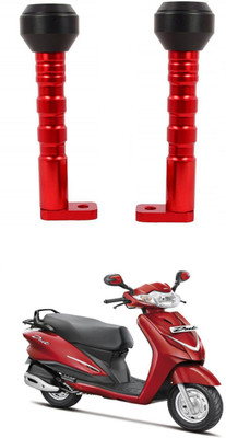 PRTEK CNC Aluminum Front Wheel Frame Crush Sliders Motorbike Falling Protection A631 Bike Crash Guard(Hero, Universal For Bike)