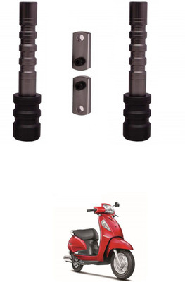 PRTEK CNC Aluminum Front Wheel Frame Crush Sliders Motorbike Falling Protection A5 Bike Crash Guard(Suzuki, Universal For Bike)