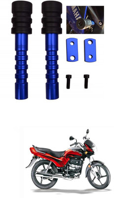 PRTEK CNC Aluminum Front Wheel Frame Crush Sliders Motorbike Falling Protection A311 Bike Crash Guard(Mahindra, Universal For Bike)