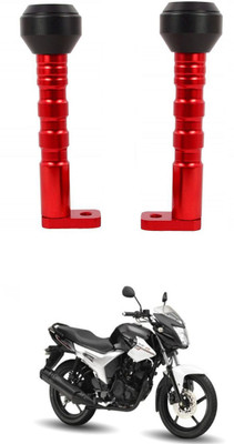 PRTEK CNC Aluminum Front Wheel Frame Crush Sliders Motorbike Falling Protection A738 Bike Crash Guard(Universal For Bike, Universal For Bike)