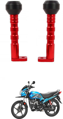 PRTEK CNC Aluminum Front Wheel Frame Crush Sliders Motorbike Falling Protection A698 Bike Crash Guard(Mahindra, Universal For Bike)