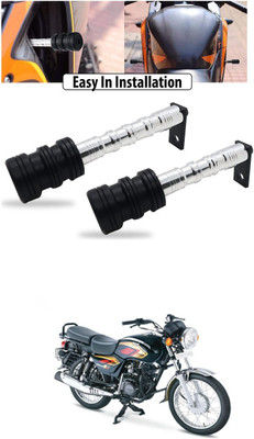 PRTEK CNC Aluminum Front Wheel Frame Crush Sliders Motorbike Falling Protection A490 Bike Crash Guard(TVS, Universal For Bike)