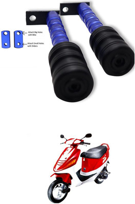 PRTEK CNC Aluminum Front Wheel Frame Crush Sliders Motorbike Falling Protection A386 Bike Crash Guard(Kinetic, Universal For Bike)