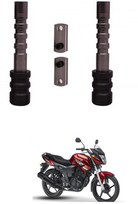 PRTEK CNC Aluminum Front Wheel Frame Crush Sliders Motorbike Falling Protection A161 Bike Crash Guard(Yamaha, Universal For Bike)