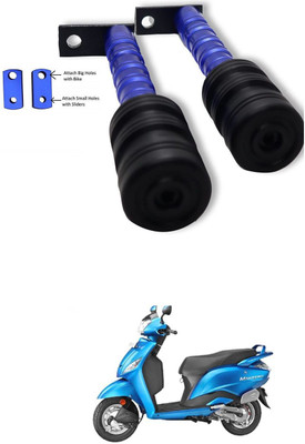 PRTEK CNC Aluminum Front Wheel Frame Crush Sliders Motorbike Falling Protection A296 Bike Crash Guard(Hero, Universal For Bike)