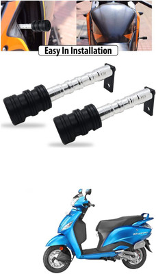 PRTEK CNC Aluminum Front Wheel Frame Crush Sliders Motorbike Falling Protection A489 Bike Crash Guard(Hero, Universal For Bike)