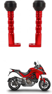 PRTEK CNC Aluminum Front Wheel Frame Crush Sliders Motorbike Falling Protection A689 Bike Crash Guard(Hero, Universal For Bike)