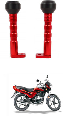 PRTEK CNC Aluminum Front Wheel Frame Crush Sliders Motorbike Falling Protection A697 Bike Crash Guard(Mahindra, Universal For Bike)