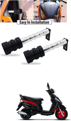 PRTEK CNC Aluminum Front Wheel Frame Crush Sliders Motorbike Falling Protection A523 Bike Crash Guard(Mahindra, Universal For Bike)