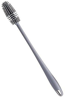 Vishwa enterprise Silicon Long Handle Bottle Cleaning Brush(Multicolor)