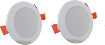 VEDRID 9 W Basic Round 2 Pin LED Bulb(White, Pack of 2)