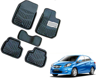 CuboDePlato PVC 3D Mat For  Honda Amaze(Black)