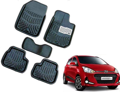 CuboDePlato PVC 3D Mat For  Hyundai Grand i10(Black)