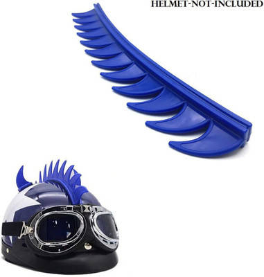SHOWRIDE Helmet Mohawk for Bike(Blue)