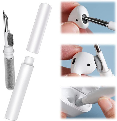EDNITA Bluetooth Earbuds & Airpods Cleaning Pen, Multifunction Cleaner-White-Pack Of 1 for Mobiles(PEN_02)