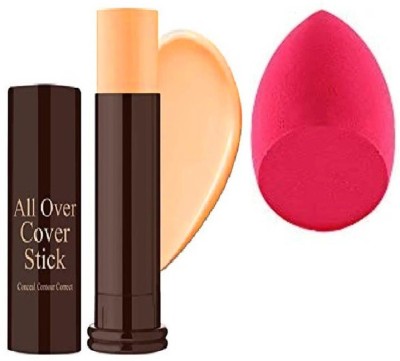 GFSU Pan Stick Tender Charm effect Pan Stick WITH MAKEUP BLENDER PUFF(2 Items in the set)