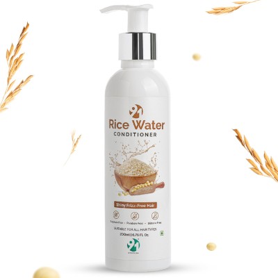 91Ayurveda Rice Water Conditioner with Rice Water & Keratin for Damaged ...