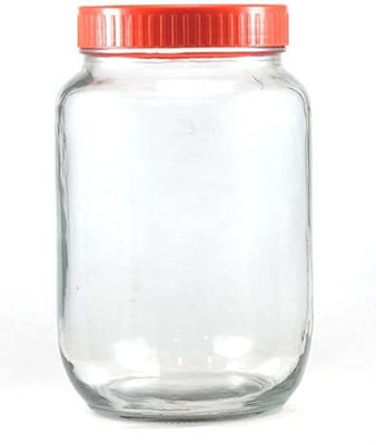 Coozico Glass Grocery Container  - 3000 ml(Clear)