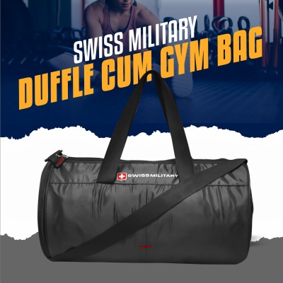 SWISS MILITARY DB8 Travel Duffle with Separate Shoes Compartment Duffel Without Wheels