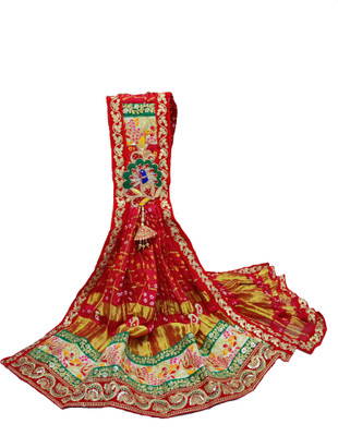 Ranisatiya Creation Art Silk Embroidered Women Dupatta