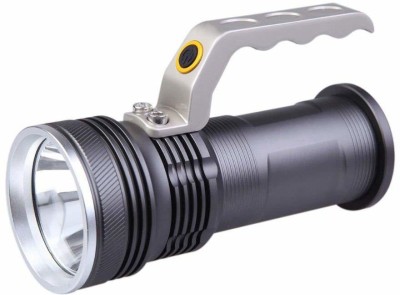 Keetoz 2020 New Imported Rechargeable Emergency Flashlight Torch | Grey Color 8 hrs Torch Emergency Light(Grey)