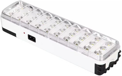 GLOWISH 60 LED RECHARGEABLE LED LIGHT STRIP 10 hrs Lantern Emergency Light(White)