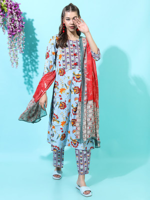 Vishudh Women Kurta Palazzo Set