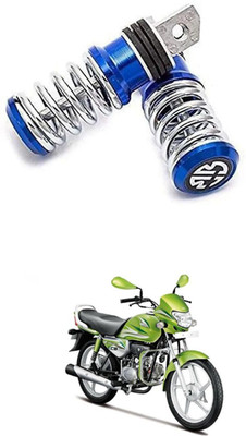 PRTEK Bike 1 Pair Aluminum Aolly Motorcycle Rear Set Footrest Footpeg 87 Foot Rest(Blue)