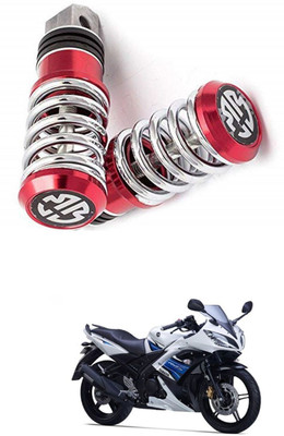 LOVMOTO Universal for Bike Spring Coil Style Bike Foot rest a526 Foot Rest(Red)