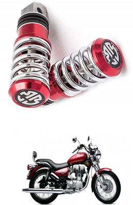 LOVMOTO Universal for Bike Spring Coil Style Bike Foot rest a389 Foot Rest(Red)