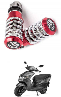 LOVMOTO Universal for Bike Spring Coil Style Bike Foot rest a370 Foot Rest(Red)