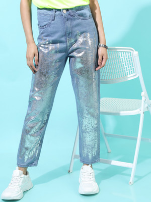 Tokyo Talkies Regular Women Light Blue Jeans