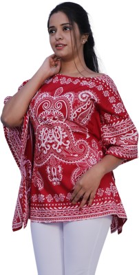 S3 Fashions Printed Cotton Blend Women Kaftan