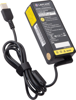 LAPCARE Adapter Compatible With Lenovo 20V 3.25A USB/SQUARE TIP WITH PIN 65 W Adapter