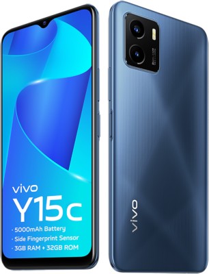 vivo Y15c (Mystic Blue, 32 GB)(3 GB RAM)