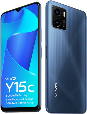 vivo Y15c (Mystic Blue, 32 GB)