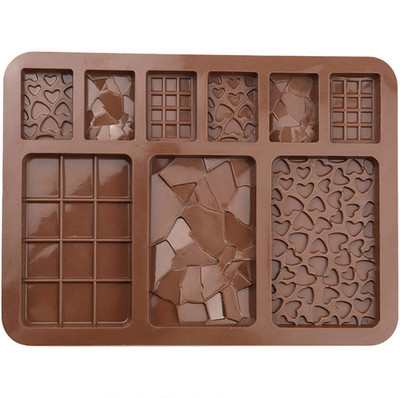 Z Top Silicone Chocolate Mould 9(Pack of 1)