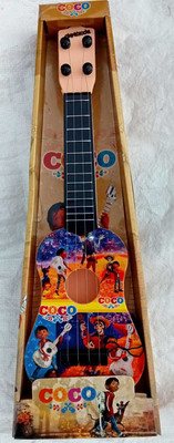 mayank & company Plastic Small 4 String Guitar - Musical Instrument for Beginners(Multicolor)