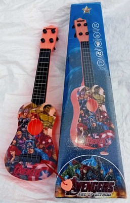 mayank & company 4-String Small Guitar Toy (Print May Very)(Multicolor)